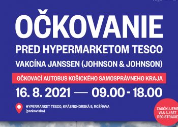 Očkovanie proti COVID-19 pred Tescom