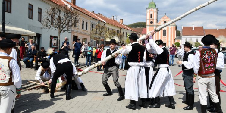 Na námestí postavili máj