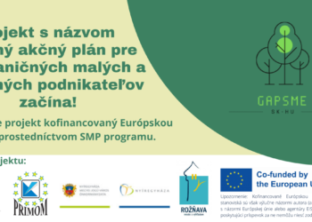 Projekt s názvom Zelený akčný plán pre cezhraničných malých a stredných podnikateľov začína