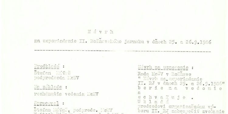 O rožňavských trhoch