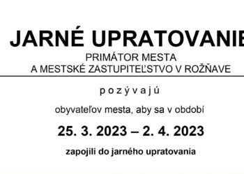 Jarné upratovanie v Rožňave