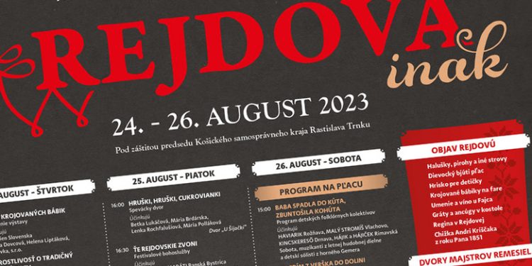 Festival Rejdová 2023 v rodinnej atmosfére, okorenený zahraničným temperamentom
