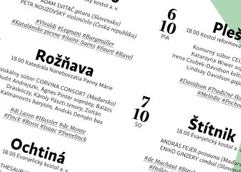 Festival klasickej hudby Pro musica nostra Gemeriensi opäť aj v Andrássyho obrazárni