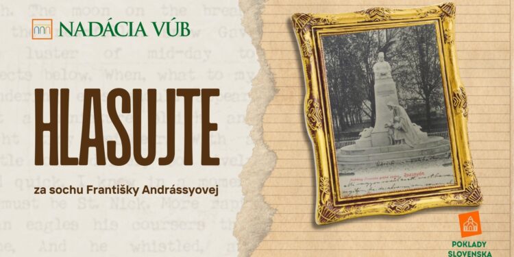 Poklady Slovenska 2024: Zachráňme sochu Františky Andrássyovej v Rožňave!