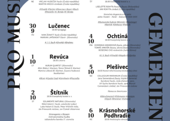 Známy Pro musica nostra Gemeriensi festival opäť aj v Andrássyho obrazárni