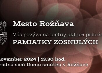 V Rožňave si pripomenieme Pamiatku zosnulých