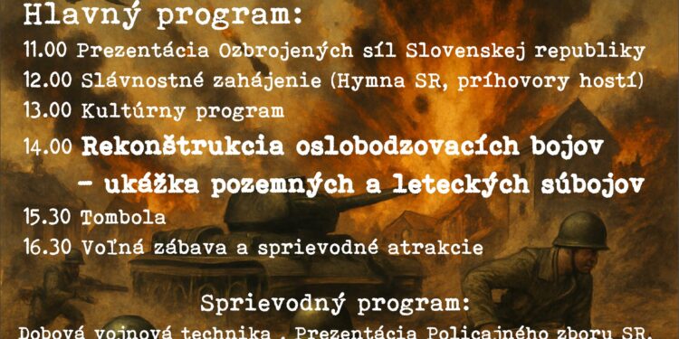 Krásnohorské Podhradie si pripomenie 80 rokov slobody veľkolepým podujatím