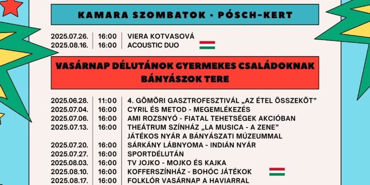 Rozsnyói Kulturális Nyár 2025